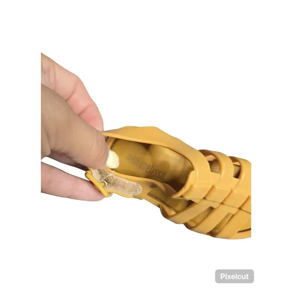 Mini Melissa Orange Fisherman Sandals Size:‎ 5